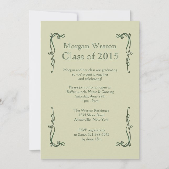 Inbjudan till Perfekt (Framsida)