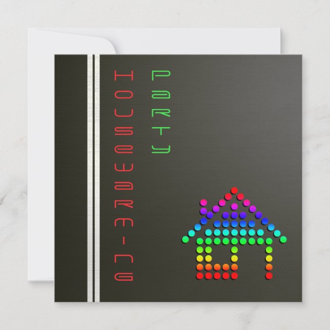 Inbjudan till Perfekt Houseuppvärmningspartiet (Framsida)