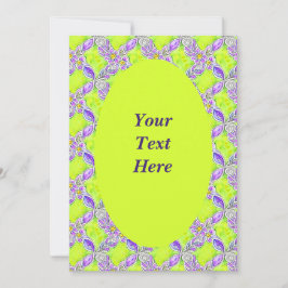 Inbjudan till Personlig Art nouveau Weave Mönster