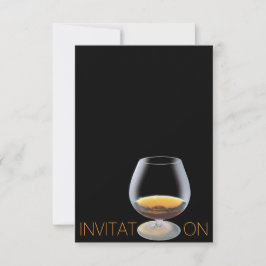 Inbjudan till Personlig för chic Drink Middag VIP