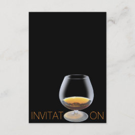 Inbjudan till Personlig för chic Drink Middag VIP