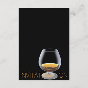 Inbjudan till Personlig för chic Drink Middag VIP