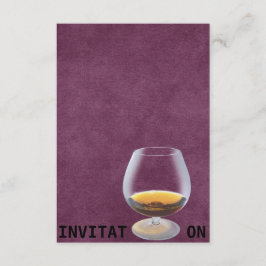 Inbjudan till Personlig för chic Drink Middag VIP