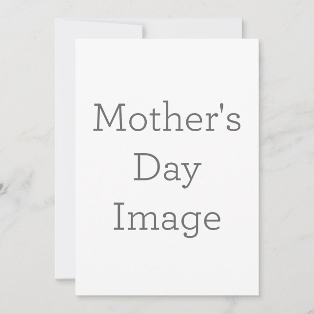 Platt inbjudan, Storlek: 12.7 x 17.8 cm, Papper: Signature matt, Hörn: Kvadrat, Kuvert: Vit, Tryckkvalitet: Standard (Framsida)