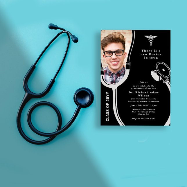 Inbjudan till personlig Photo Doktor Studenten (Skapare uppladdad)