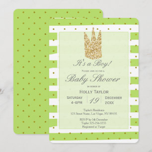 Inbjudan till personlig Prince Baby Shower