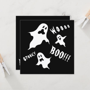 Inbjudan till personlig Spooky Halloween Spöken