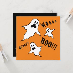 Inbjudan till personlig Spooky Halloween Spöken
