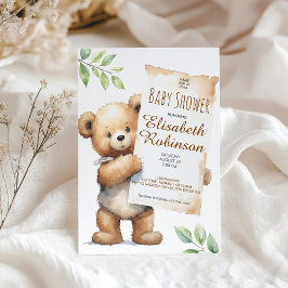 Inbjudan till Personligen nalle Shower
