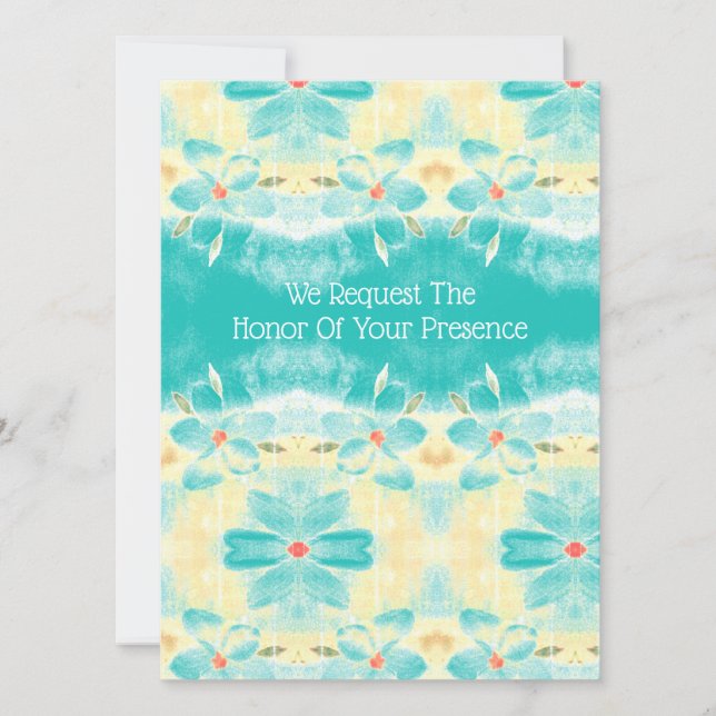 Inbjudan till personligens bröllop (Framsida)