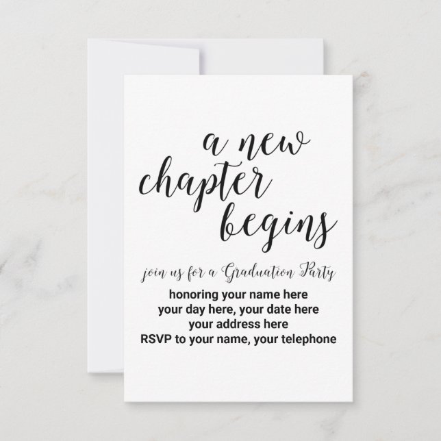 Inbjudan till personligens Studentfest (Framsida)