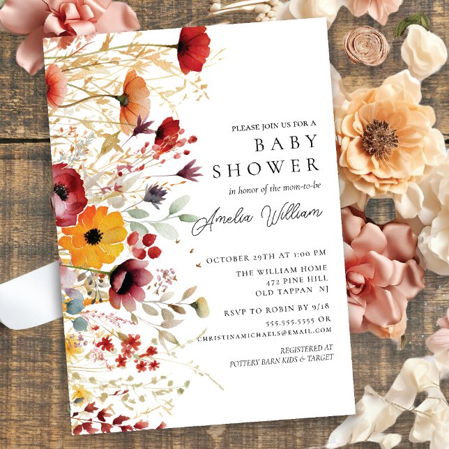 Inbjudan till Petal Perfection Baby Shower (Skapare uppladdad)
