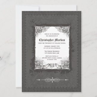 Inbjudan till Pewter rulla ram studentfest