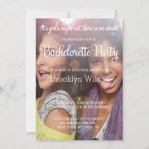Inbjudan till Photo Bachelorette-partiet