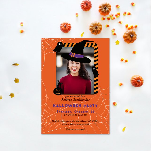 Inbjudan till Photo Halloween fest (Skapare uppladdad)
