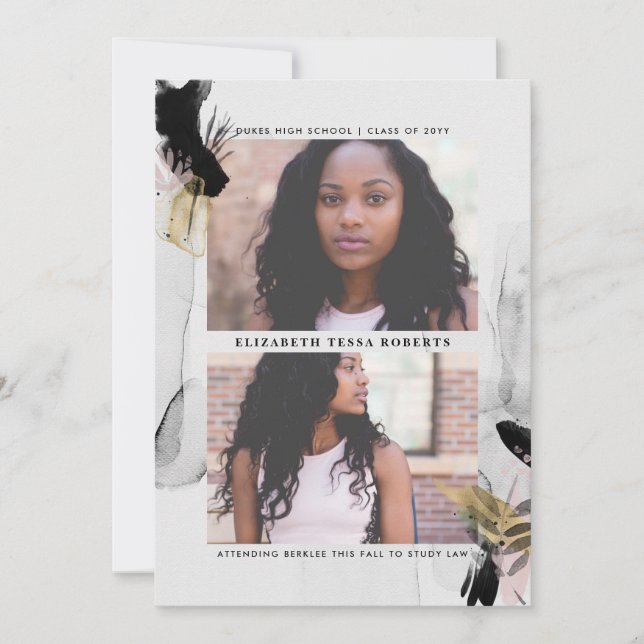 Inbjudan till Photo Studenten 2-fotoöverföring (Framsida)