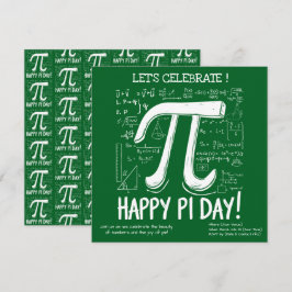 Inbjudan till Pi-dagspartiet lycklig - Roligt Math
