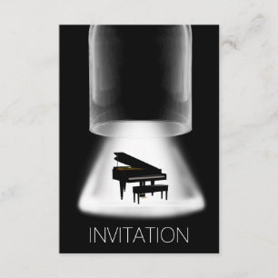 Inbjudan till Piano Cont Festival Music Vip