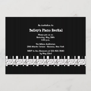 Inbjudan till Piano-ingressen med musikal lutning