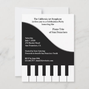 Inbjudan till Piano-konsert