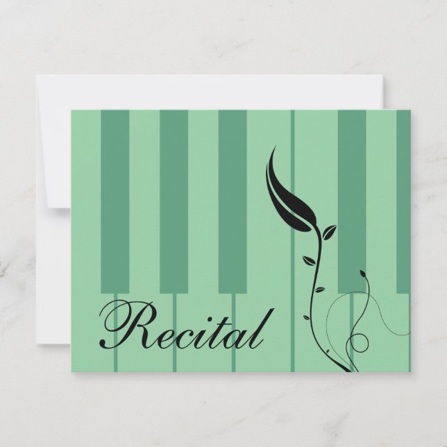 Inbjudan till Piano-skäl (Framsida)