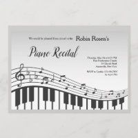Inbjudan till Piano Tangentbord