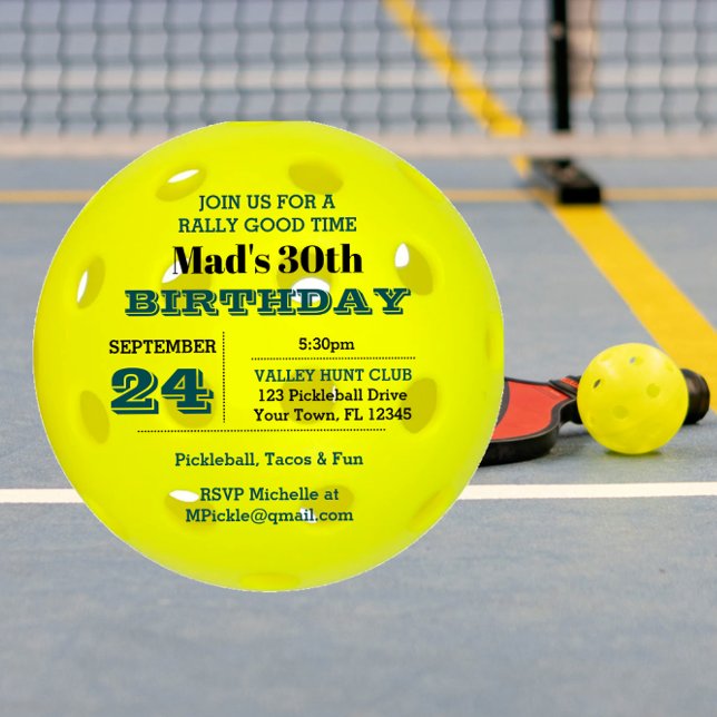 Inbjudan till Pickleball Firande (Skapare uppladdad)