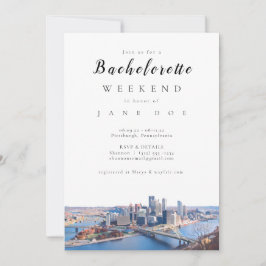 Inbjudan till Pittsburgh Bachelorette-partiet