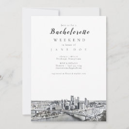 Inbjudan till Pittsburgh Bachelorette-partiet
