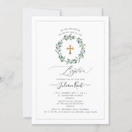 Inbjudan till pixDezines Watercolor Greenery Wandr