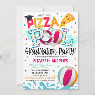 Inbjudan till Pizza och Bassäng Party Studenten