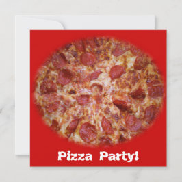 Inbjudan till Pizza Party-tid