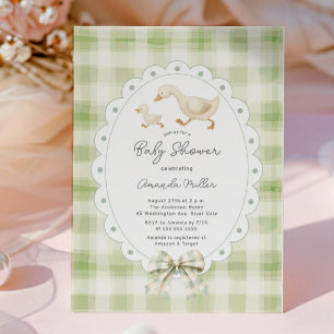 Inbjudan till Playful Goose Baby Shower