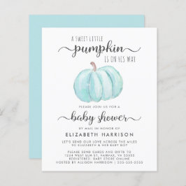 Inbjudan till Pojke Shower by Mail Blue Pumpkin