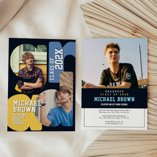 Inbjudan till pojkens examensfest (Skapare uppladdad)