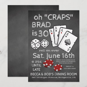 Inbjudan till Poker Theter-part