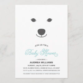 Inbjudan till Polar Bear Baby Shower