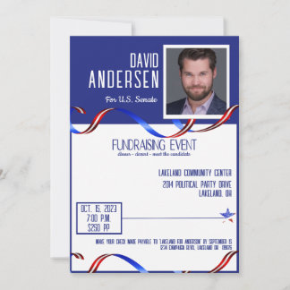 Inbjudan till politiska finansiärer med foto