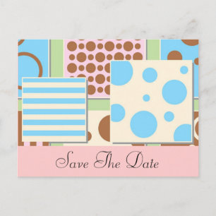 Inbjudan till polka dots och Rand Baby Shower