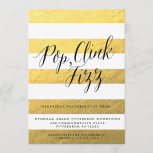 Inbjudan till POP FIZZ CLINK-Julfest