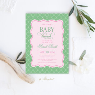 Inbjudan till Preppy Baby Brunch