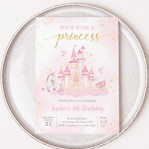 Inbjudan till Princess 4e födelsedagen