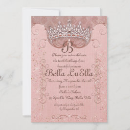 Inbjudan till Princess Bling Diamond Party