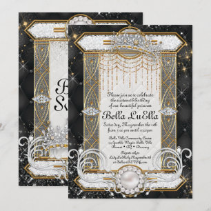 Inbjudan till Princess Bling Diamond Party