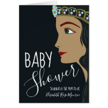 Inbjudan till Princess Blue Baby Shower