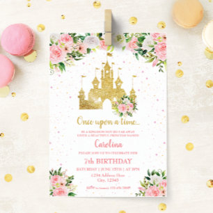 Inbjudan till Princess Castle Birthday