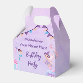 Inbjudan till Princess Fairytale Birthday Card Presentaskar