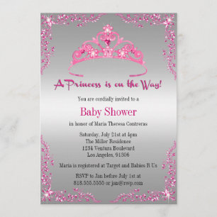 Inbjudan till prinsessan Baby Shower
