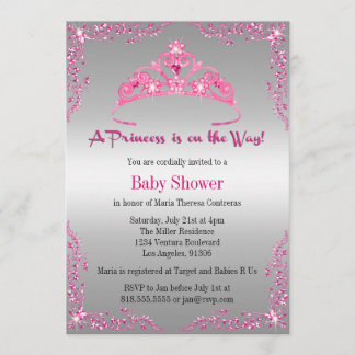 Inbjudan till prinsessan Baby Shower