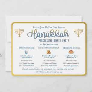 Inbjudan till progressiv Hanukkah-middag